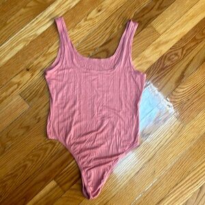 Luxe Body Suit in Rose Pink